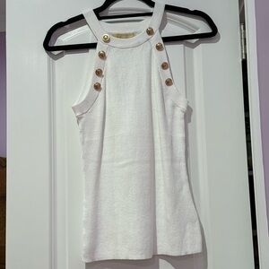 Michael Kors embellished knit tank top